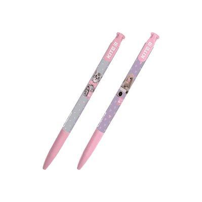 Ручка шариковая Kite автоматическая Studio Pets, синяя (SP22-363)