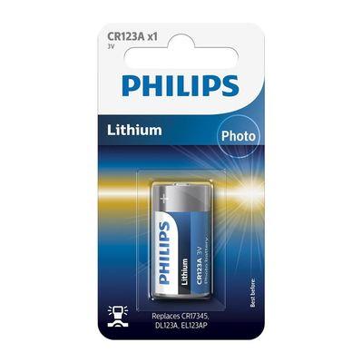 Батарейка Philips CR 123A Lithium 3V *1 (CR123A/01B)