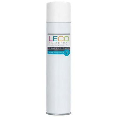 Лак для волос Leco 4 Сверхсильная фиксация 750 мл (XL 20202)
