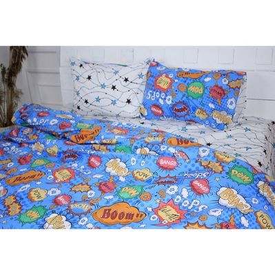 Постільна білизна MirSon Бязь Ranforce Elite 17-0511 Bombs 175х210 двоспальний (2200004672762)