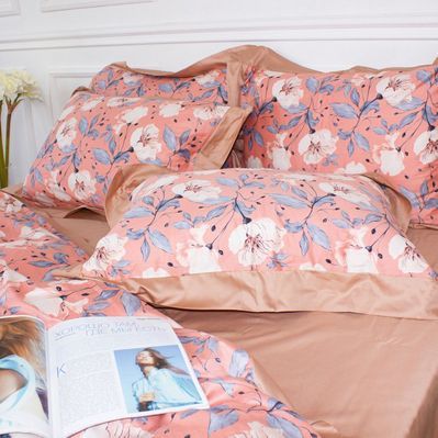 Постільна білизна MirSon Satin print Elit Coral reef 2х143х210 сімейний (2200005394700)