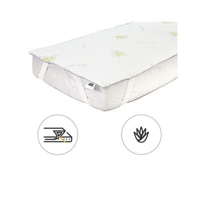 Наматрацник MirSon №1045 Alberto Тенцель (Modal) Aloe Vera 120х200 см (2200001507777)