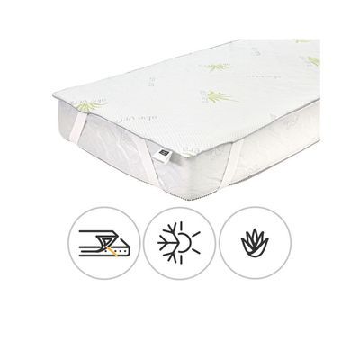 Наматрацник MirSon №1047 Alberto Тенцель (Modal) Seasons Aloe Vera 160х190 см (2200001508217)