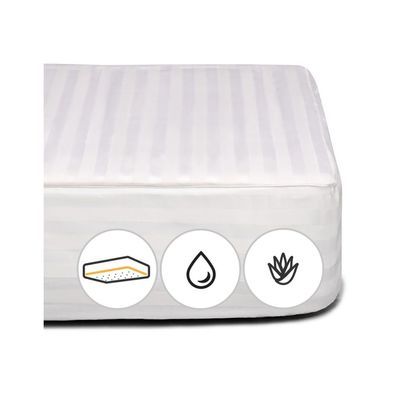 Наматрацник MirSon бавовняний Royal Pearl Waterproof Cotton Aloe Vera 274/3 70x190 см (2200000368928)