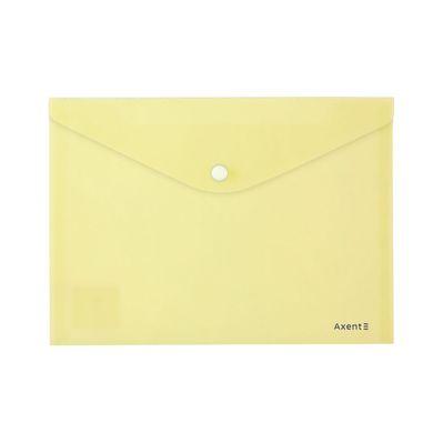 Папка - конверт Axent А5, Pastelini, желтая (1522-08-A)