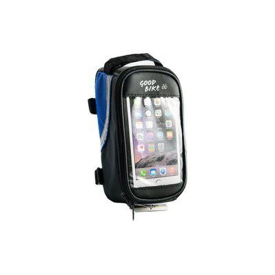 Велосумка нарамная Good Bike під смартфон 4,8 Black/Blue (94882-IS)