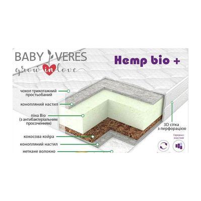 Матрас Верес Hemp Bio+ Aloe vera 190 х 120 х 14 см (52.33.05)