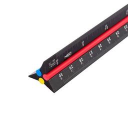 Линейка Neo Tools треугольная, алюминий, 30 см (72-205)