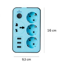 Мережевий фільтр живлення XoKo XK-SP-3-3-1