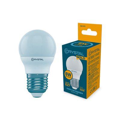 Лампочка CRYSTAL G45 6W PA E27 3000K (G45-015)