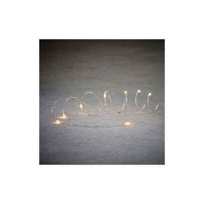 Гирлянда Luca Lighting Струна серебряная 18 м теплый белый (8718861853261)