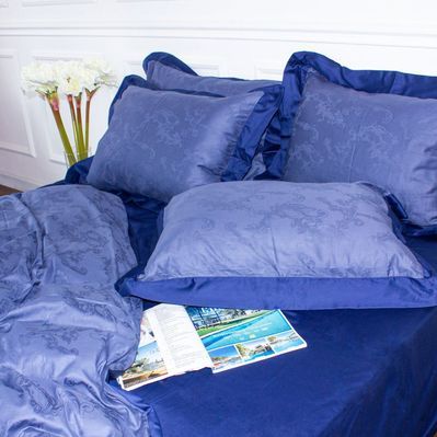 Постільна білизна MirSon Satin Жаккард Raging sea 220х240 (2200005395936)