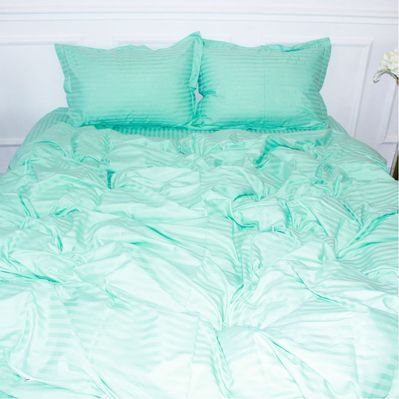 Постільна білизна MirSon SatinStripe 30-0014Mint 175х210 Двоспальний (2200005252826)