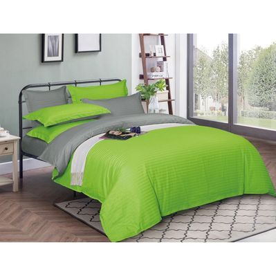 Постільна білизна MirSon SatinStripe 30-0016+ 30-0010 Danik 143х210 Полуторний (2200005261460)