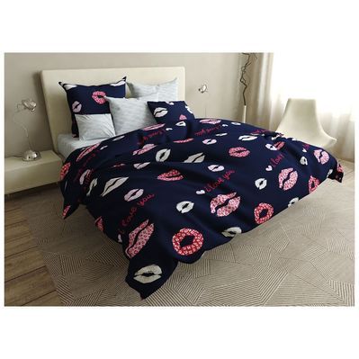 Постільна білизна MirSon Бязь Premium 17-0402 Kiss Сімейний (2200002871006)