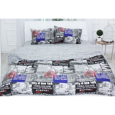 Постільна білизна MirSon Бязь Ranforce Elite 17-0034 Celeste 110x140 (2200004662114)