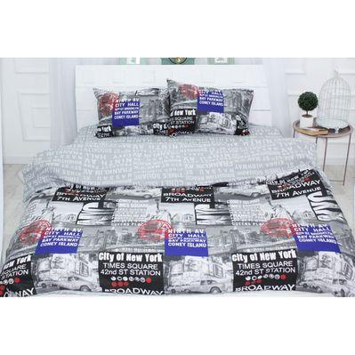 Постельное белье MirSon Бязь Ranforce Elite 17-0034 Celeste 200x220 (2200004675510)