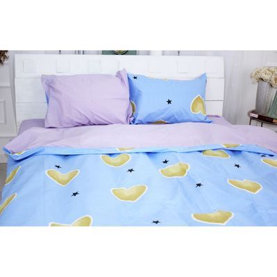 Постільна білизна MirSon Бязь Ranforce Elite 17-0463 Love stories Полуторний (2200004698519)