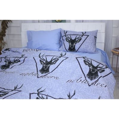 Постільна білизна MirSon Бязь Ranforce Elite 17-0514 Noble deers Сімейний (2200004682877)