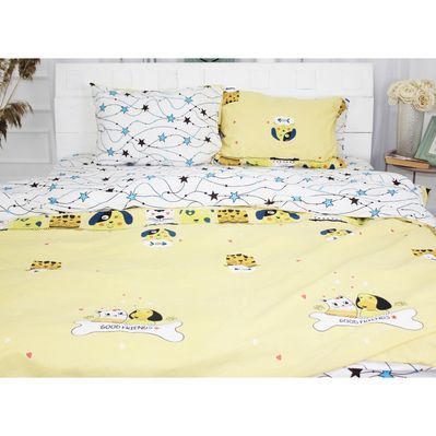 Постільна білизна MirSon Бязь Ranforce Elite 17-0517 Cat-dog Євро (2200004678115)