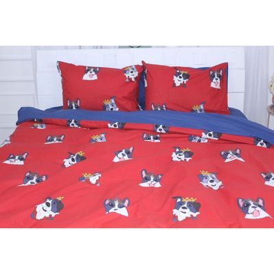 Постільна білизна MirSon Бязь Ranforce Elite 17-0568 Kings of dogs 175х210 (2200004672618)