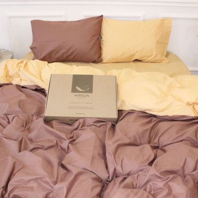 Постільна білизна MirSon Бязь Ranforce Elite Evelina (13-1027 + 15-1511) 175х210 (2200004673936)