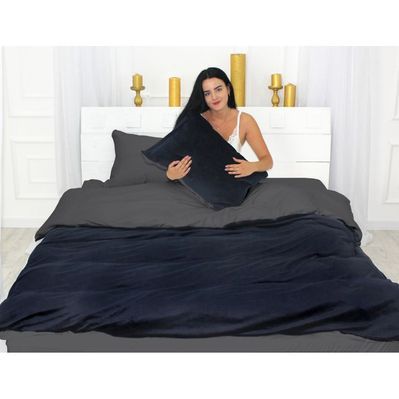 Постільна білизна MirSon Велюр Winter Delicate 28-0082 Ciclamino Односпальний (2200004041599)