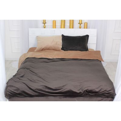 Постільна білизна MirSon Велюр Winter Frost 28-0004 + 28-0003 Kohleria Velvet 220х240 (2200004008622)