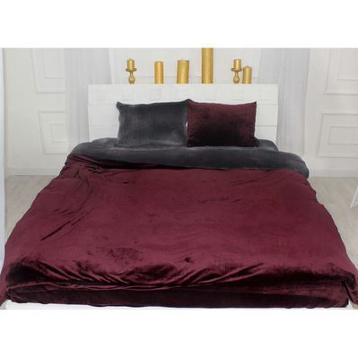 Постільна білизна MirSon Велюр Winter Frost 28-0005 + 28-0002 Azalea Velvet 143х210 (2200004006604)