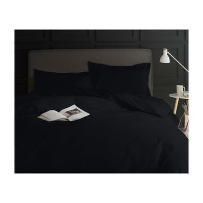 Постільна білизна MirSon Сатин 0848 Blue Black 220х240 (2200002026727)