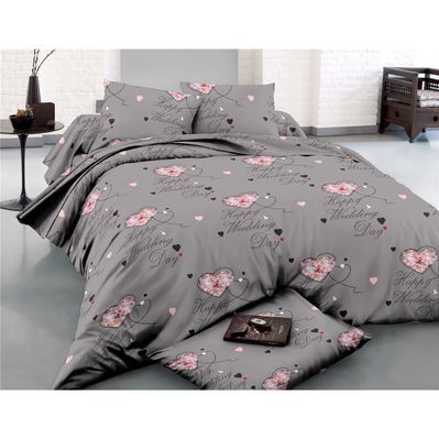 Постільна білизна MirSon Сатин 22-1277-1 Happy day 200х220 (2200004109176)