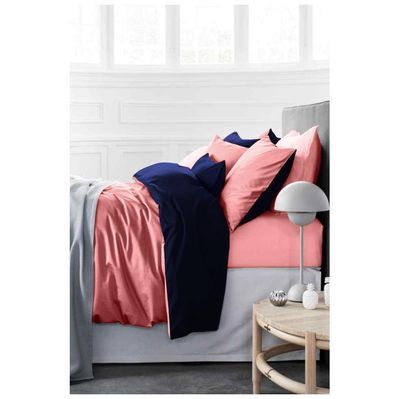 Постільна білизна MirSon Сатин Premium Delphinium 0132+4052 200х220 (2200000688804)