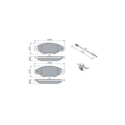 Тормозные колодки Bosch 0 986 424 455