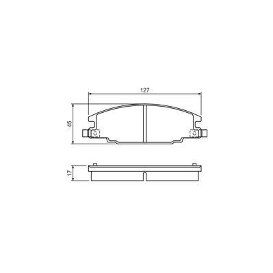 Тормозные колодки Bosch 0 986 460 960