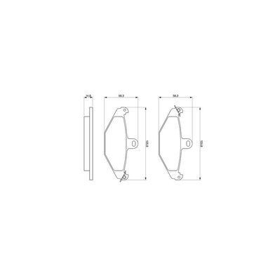 Гальмівні колодки Bosch 0 986 461 148