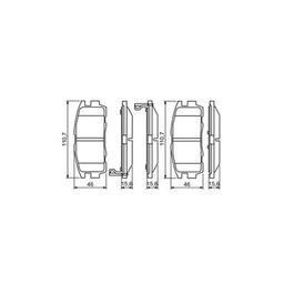 Гальмівні колодки Bosch 0 986 494 251