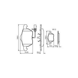 Тормозные колодки Bosch 0 986 495 241
