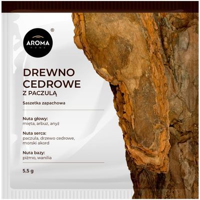 Ароматичне саше Aroma Home Кедрове дерево з пачулі (100223)