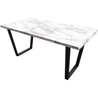 Обідній стіл Special4You Greus marble (1600x900x750) (E6811)