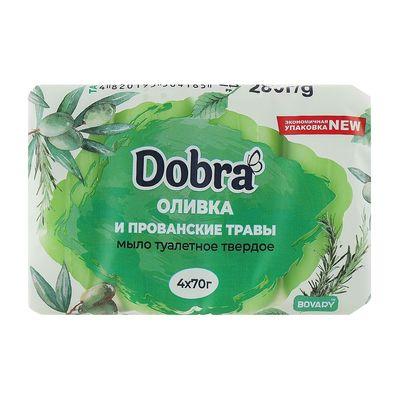 Твердое мыло Dobra Оливка и прованские травы 4 x 70 г (4820195504185)