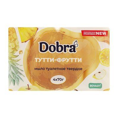 Твердое мыло Dobra Тутти-фрутти 4 x 70 г (4820195504161)