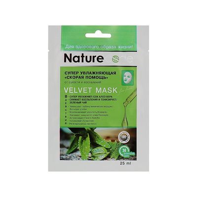 Маска для обличчя Nature Code Швидка допомога від сухості й запалень 25 мл (4820205301575)