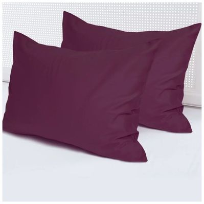 Наволочка Ярослав Сатин вишнева 06 50х70 -2шт (39741)