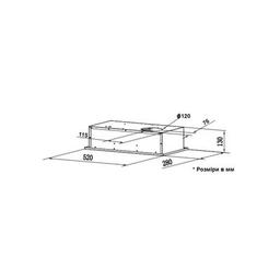 Вытяжка кухонная Interline BLOW IX A/60/PB
