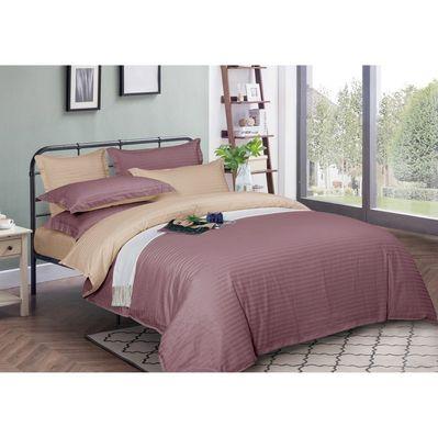 Пододеяльник MirSon Satin Stripe 30-0008 + 30-0004 Waleis 143х210 см (2200005257616)