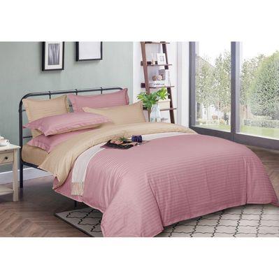 Пододеяльник MirSon Satin Stripe 30-0007 + 30-0004 Evanjalin 200х220 см (2200005257241)