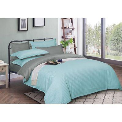 Пододеяльник MirSon Satin Stripe 30-0013 + 30-0010 Windly 200х220 см (2200005259849)