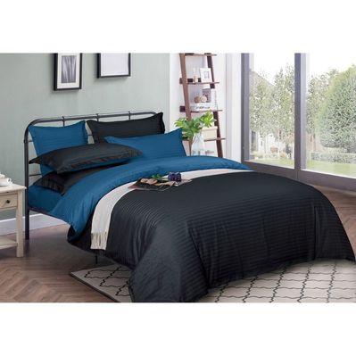 Пододеяльник MirSon Satin Stripe 30-0021 + 30-0019 Minhvan 200х220 см (2200005267448)