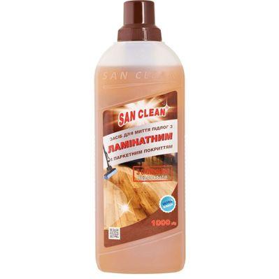 Средство для мытья пола San Clean для паркета и ламината 1 кг (4820003541661)