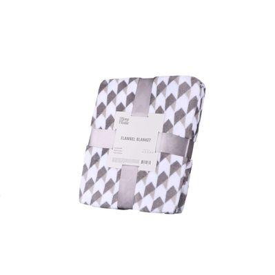 Плед Ardesto Flannel геометрия, 160х200 см (ART0104PB)